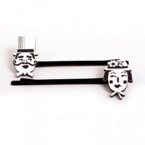 Couple Bobby Pins by Made by White