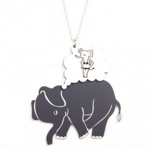 Elephant Daydream Necklace by Made by White