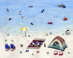 Beach Camping by Paige Jiyoung Moon