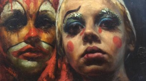 Clowns by Valerie Pobjoy