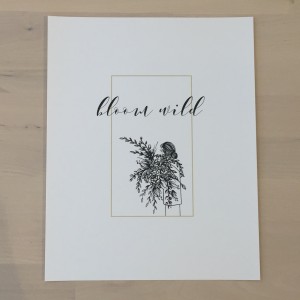 Bloom Wild Print by Emiko Woods